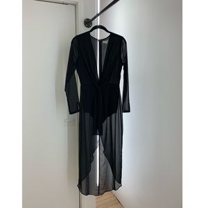 Nasty Gal | Cotton Candy LA Sheer Hi-Low Dress